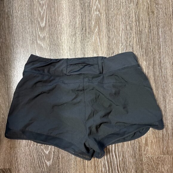 Reebok Women’s Black Athletic Running Shorts Medium High Rise RN117927 - Picture 5 of 6